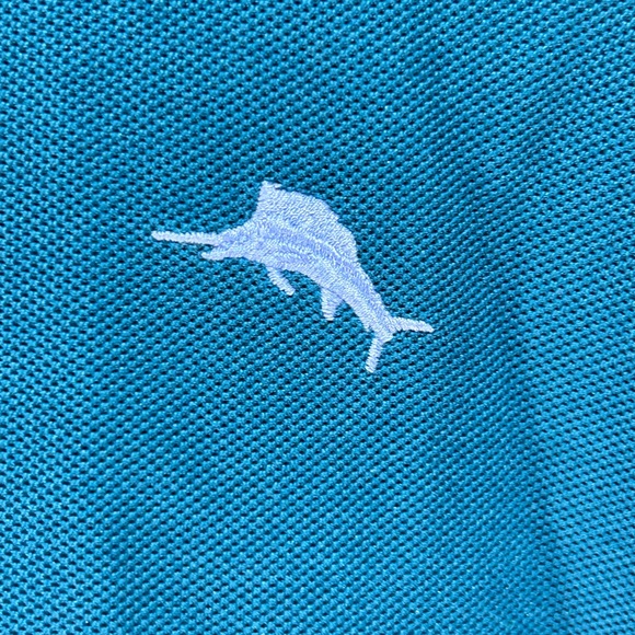 Tommy Bahama Island Zone Men’s Polo Marlin Blue Cruise Short Sleeve Size XL - Picture 3 of 12